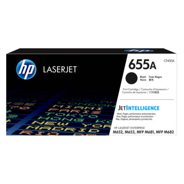 HP 655A BLACK TONER CARTRIDGE